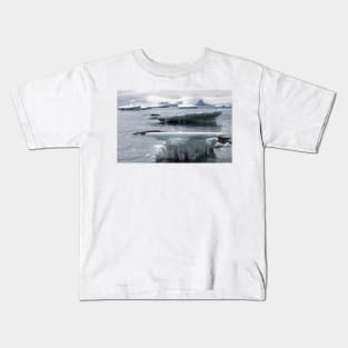 Adelie penguin at Brown Bluff Kids T-Shirt